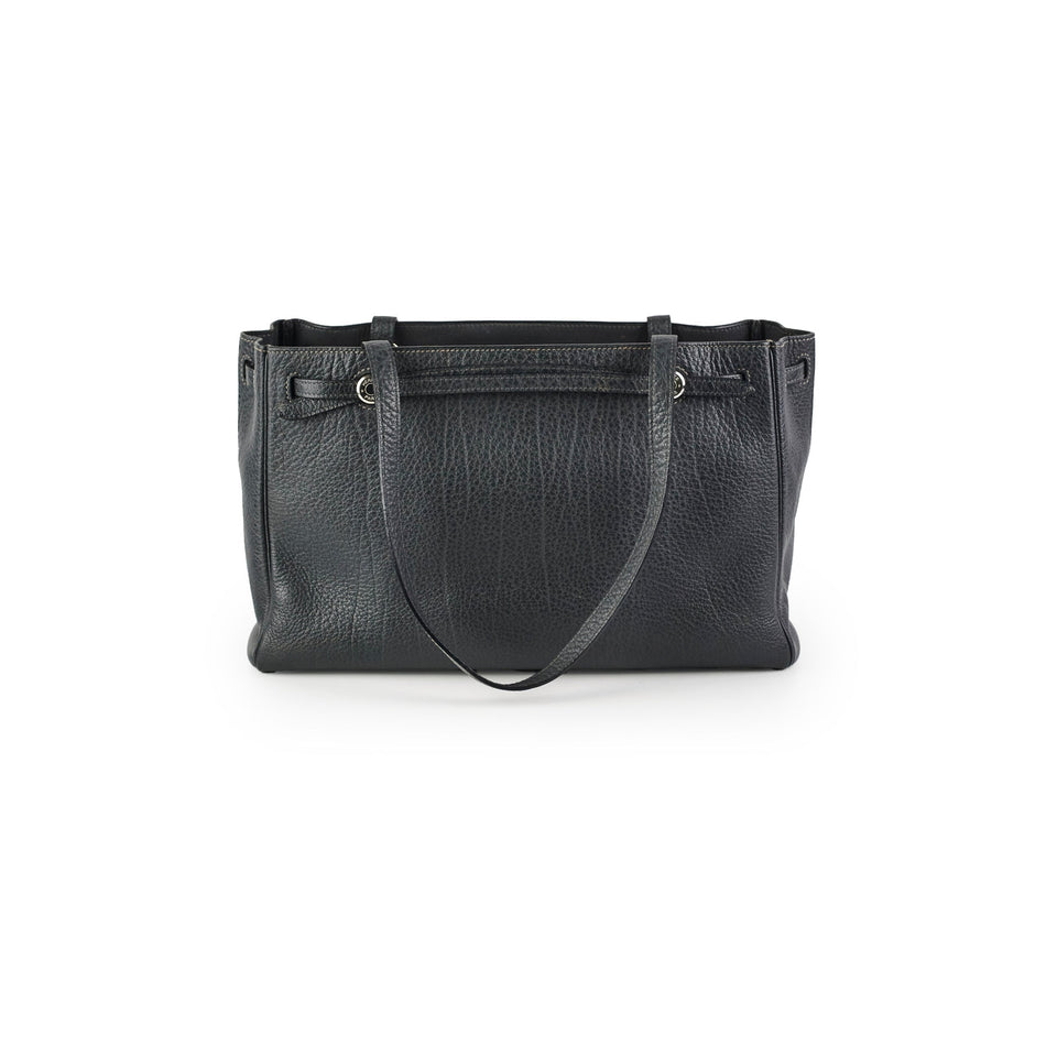 Hermes Cabana Tote Dark Grey - F Square Stamp