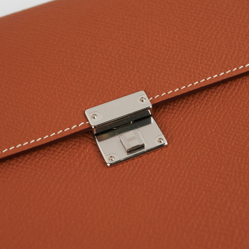 Hermes Clic 16 Wallet on Strap Gold C Stamp