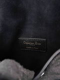 Christian Dior Saddle Belt Bag Black Leather