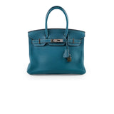 Hermes Birkin 30 Blue Jeans Togo Square R 2014