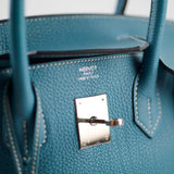 Hermes Birkin 30 Blue Jeans Togo Square R 2014