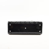Christian Dior Large Lady Dior Black Patent
