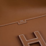 Hermes Elan Clutch Gold Swift C stamp 2018