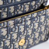 Christian Dior Montaigne Belt Bag with Chain Navy