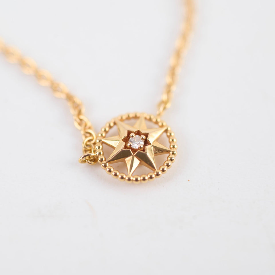 Christian Dior Collier Halskette Rose Des Vents Necklace
