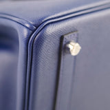 Hermes Birkin 30 Navy Epsom T Stamp