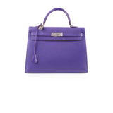 Hermes Kelly 35 Purple Epsom Square O 2011