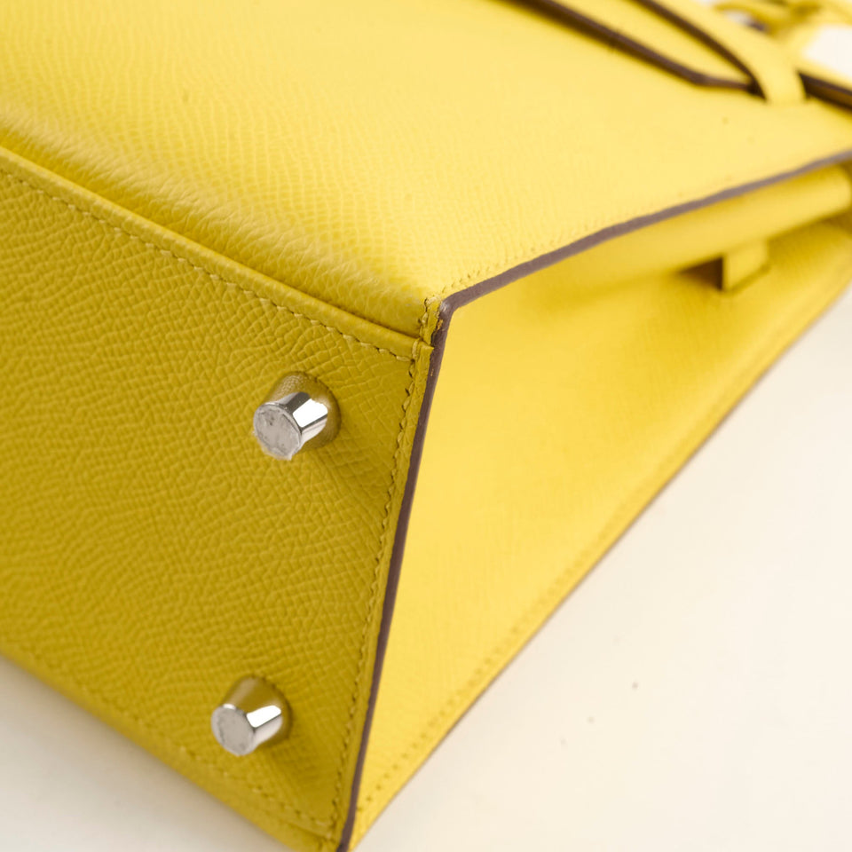 Hermes Kelly 25 Jaune De Naple Espom Sellier 2024