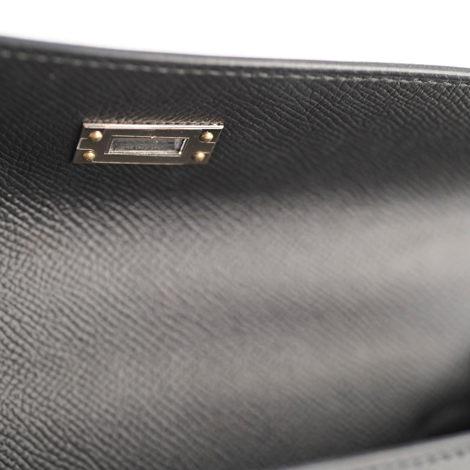Hermes Kelly 25 Noir Y Stamp