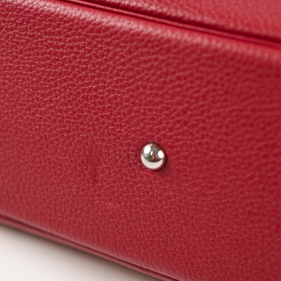 Hermes Bolide 31 Red Clemence Square Q 2013