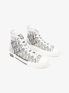 Christian Dior B23 White  / Grey Oblique Rubber EU 42 UK 8
