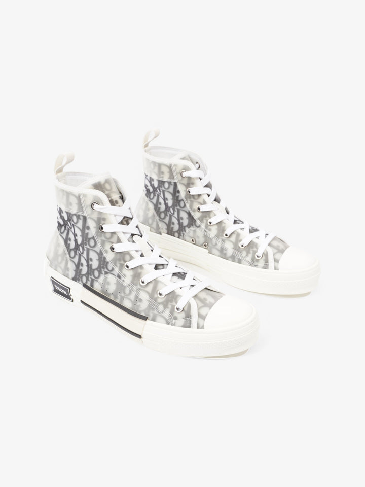 Christian Dior B23 White  / Grey Oblique Rubber EU 42 UK 8
