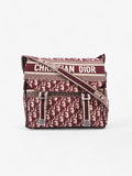 Christian Dior Diorcamp Messenger Burgundy Dior Oblique Canvas Medium