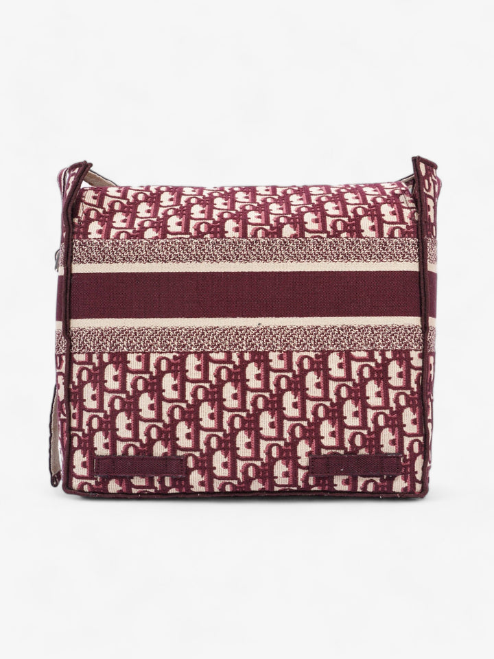 Christian Dior Diorcamp Messenger Burgundy Dior Oblique Canvas Medium