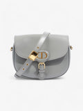 Christian Dior Bobby Grey Calfskin Leather Medium