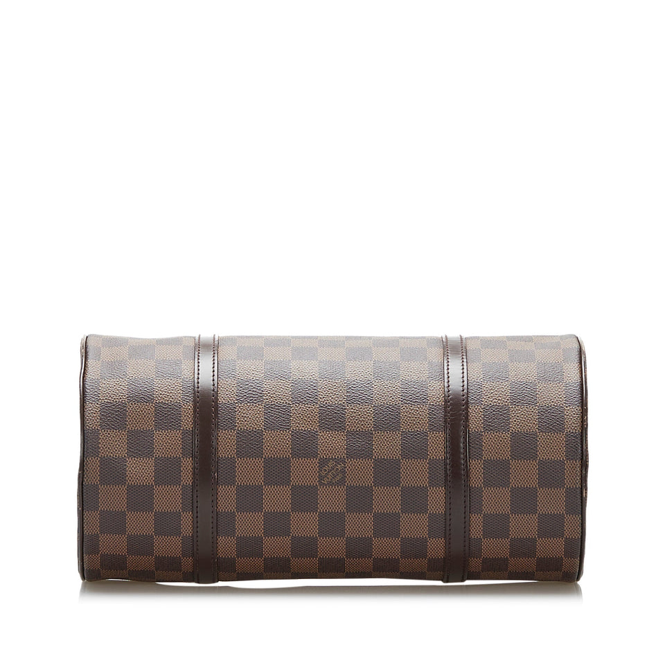 Louis Vuitton Papillon 30 Damier Ebene Canvas Handbag
