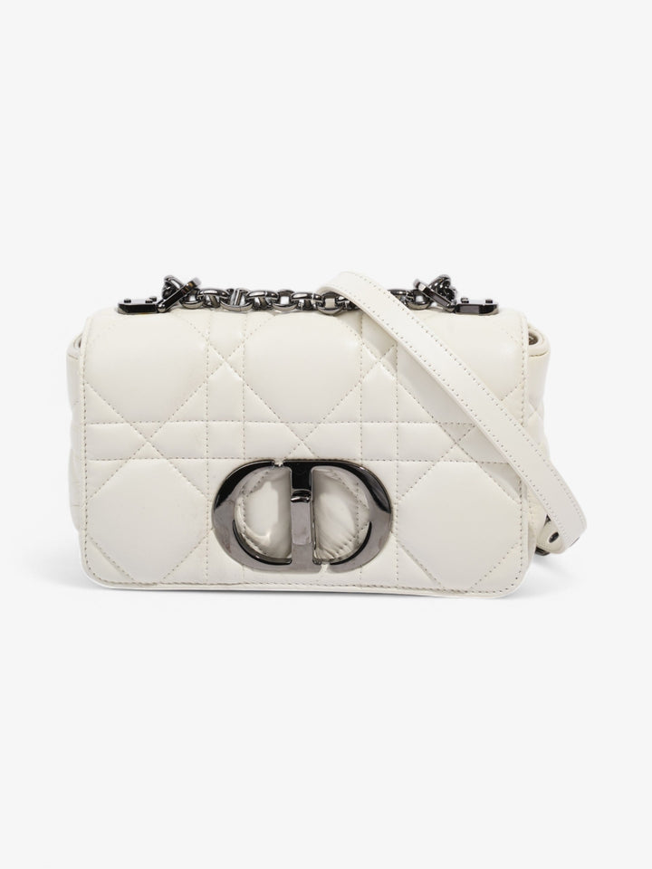 Christian Dior Caro Latte Dior Calfskin Leather Small