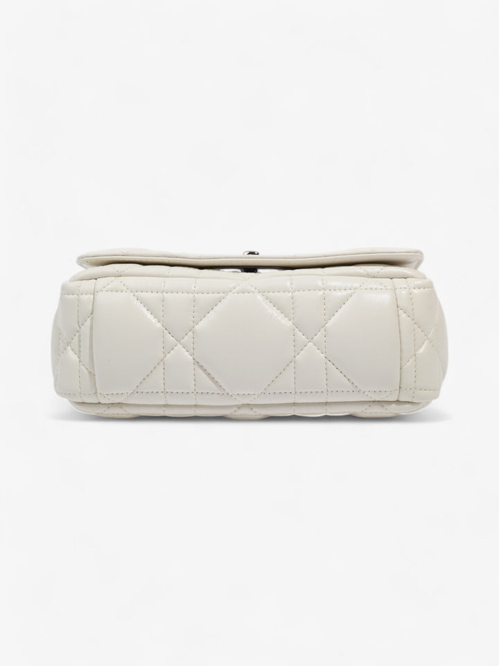 Christian Dior Caro Latte Dior Calfskin Leather Small