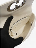Christian Dior Caro Latte Dior Calfskin Leather Small