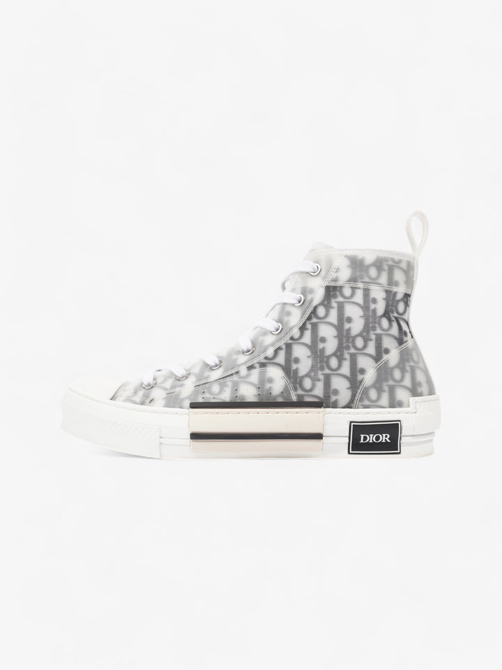 Christian Dior B23 High-tops White  / Grey Oblique Mesh EU 40 UK 6