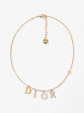 Christian Dior Dio(r)evolution Necklace Gold / Crystal Base Metal