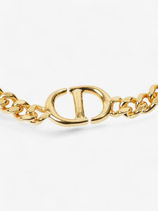 Christian Dior CD Chain Choker Gold Base Metal