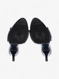 Christian Dior Monogram CD Buckle Heels 80 Navy Monogram Cloth EU 40 UK 7