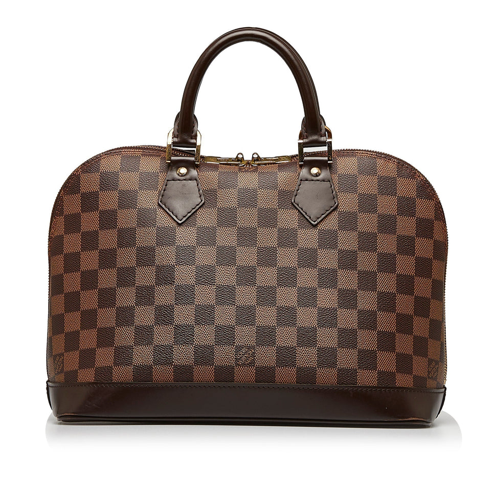 Louis Vuitton Damier Ebene Alma PM Handbag
