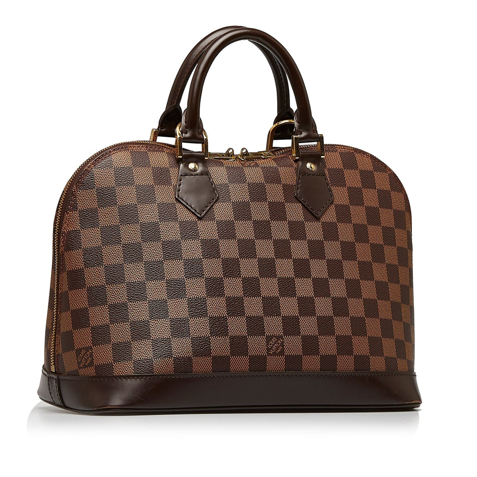 Louis Vuitton Damier Ebene Alma PM Handbag