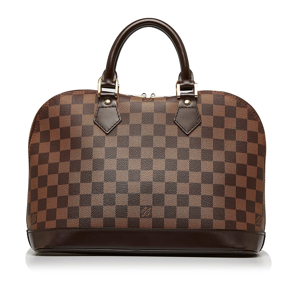 Louis Vuitton Damier Ebene Alma PM Handbag