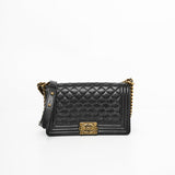 Chanel LE BOY MEDIUM IN BLACK