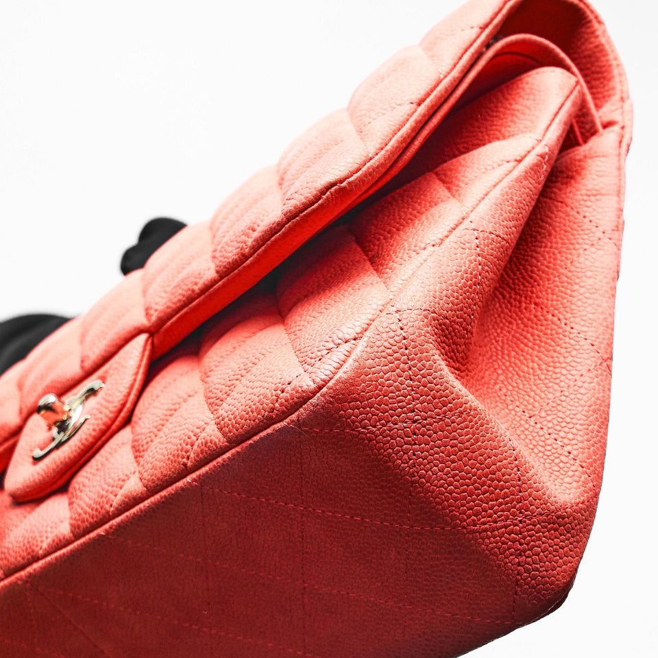 Chanel Caviar Classic Jumbo Pink
