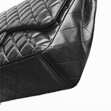 Chanel Maxi Lambskin Classic Single Flap Bag in Black SHW