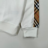 Burberry Autumn and Winter Classic Plaid Wheel Cloth Splicing Sweatshirt