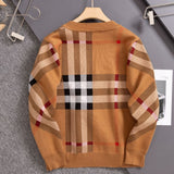 Burberry 23SS Classic Evergreen Plaid Cardigan Sweater