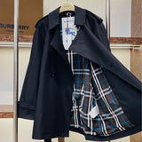 Burberry Throat Lock Cotton Gabardine Trench Coat