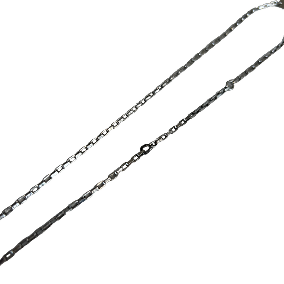 Louis Vuitton 'Damier Black' Pendant Necklace