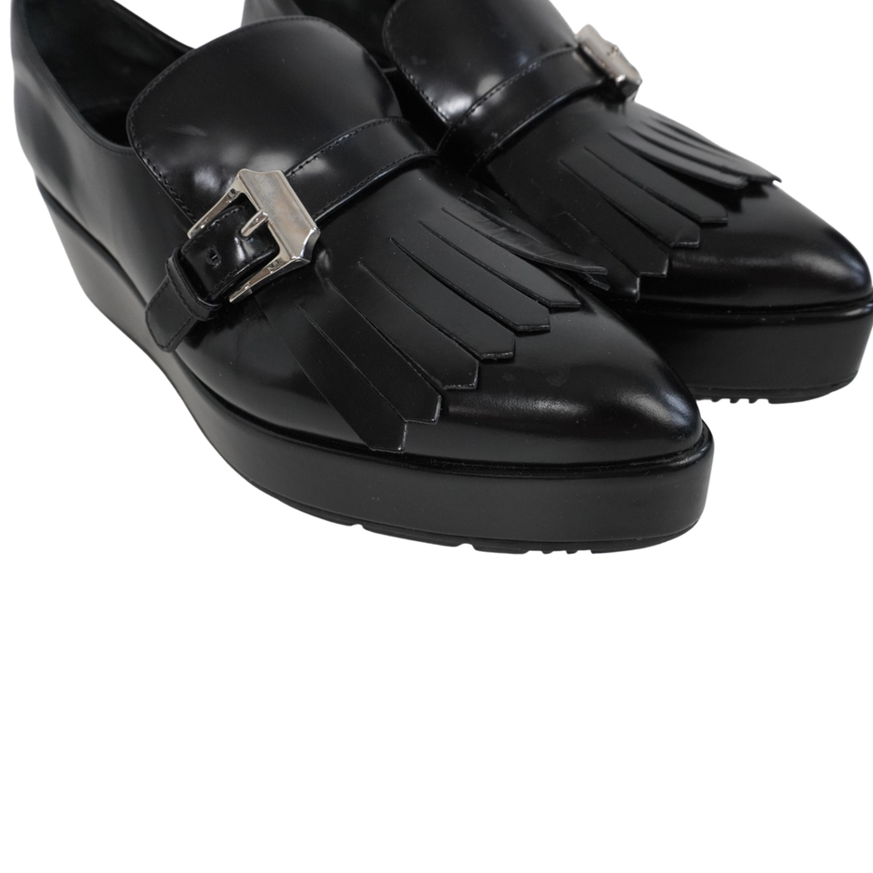 Prada Fringe Creeper Loafers - Women's 37