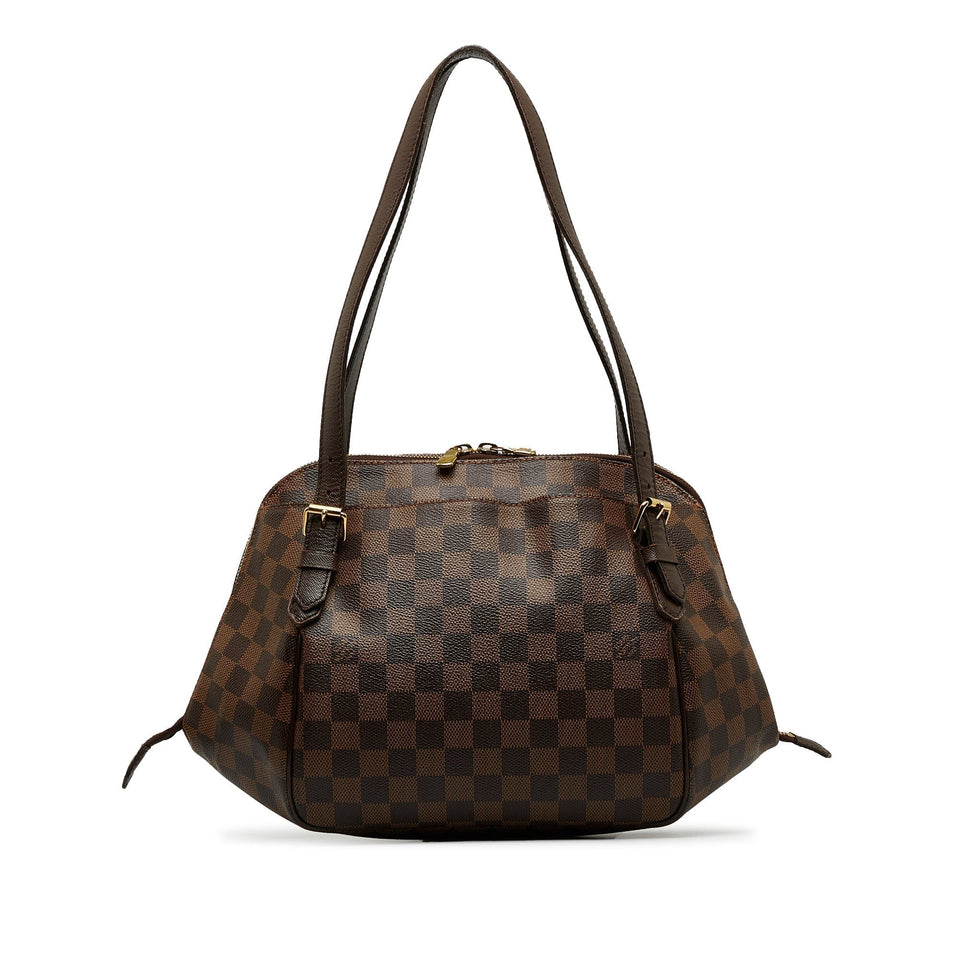 Louis Vuitton Damier Ebene Belem MM Shoulder Bag