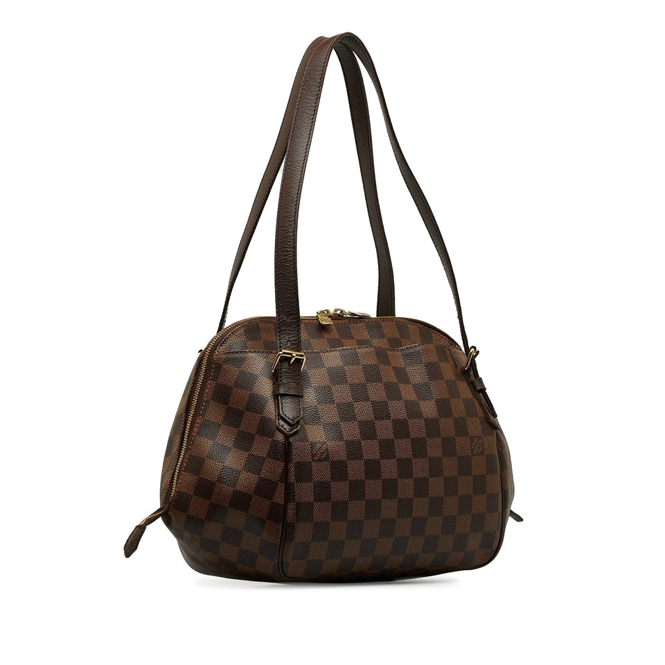 Louis Vuitton Damier Ebene Belem MM Shoulder Bag