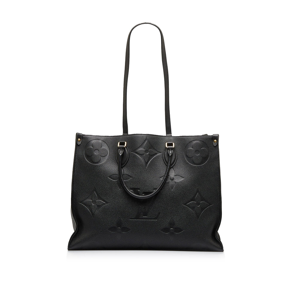 Louis Vuitton Monogram Empreinte Onthego GM Satchel Tote