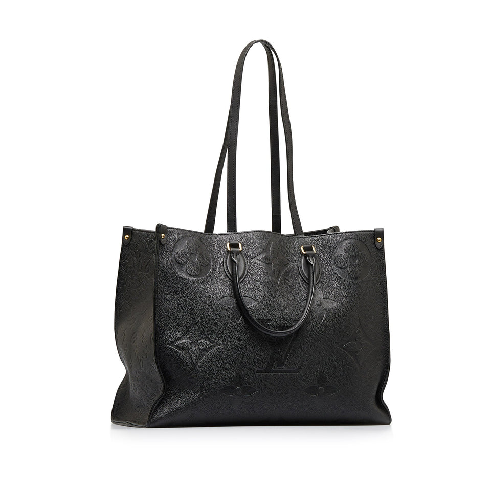 Louis Vuitton Monogram Empreinte Onthego GM Satchel Tote