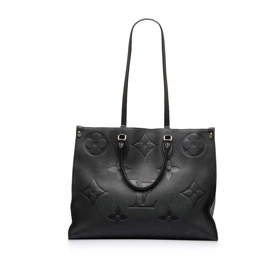 Louis Vuitton Monogram Empreinte Onthego GM Satchel Tote