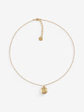 Christian Dior CD Pendant Necklace Gold Base Metal