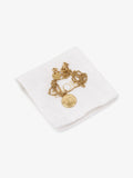Christian Dior CD Pendant Necklace Gold Base Metal