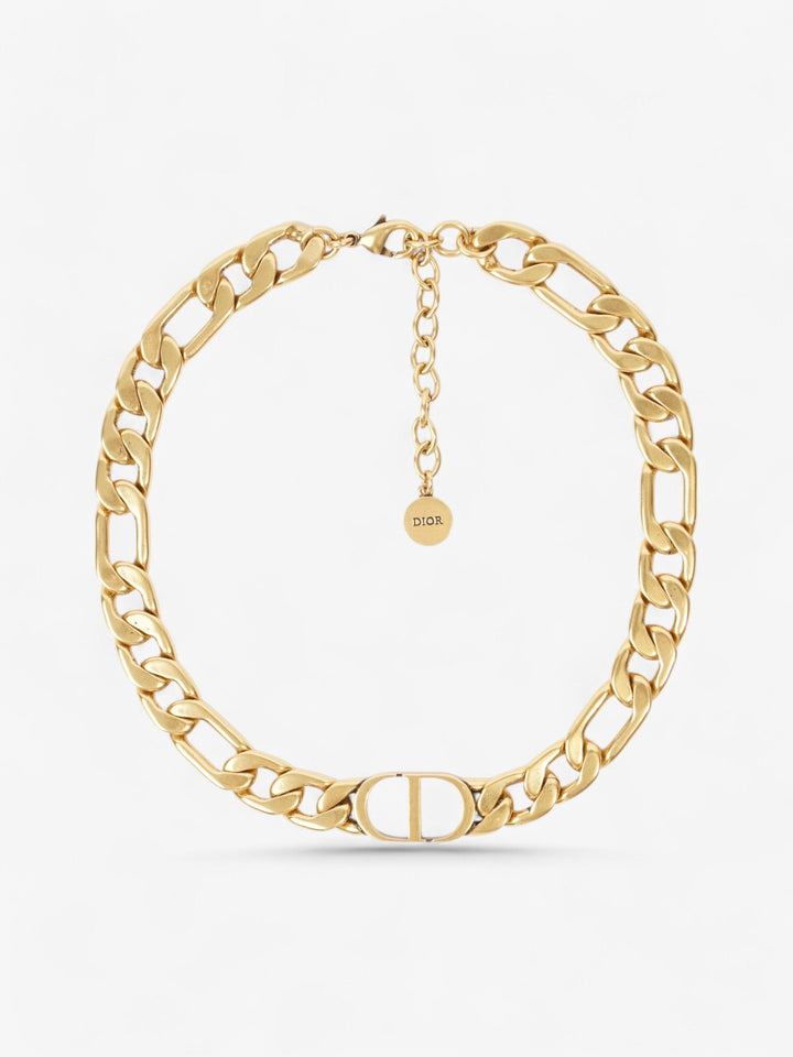 Christian Dior 30 Montaigne Choker Gold Base Metal 30cm