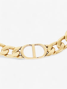 Christian Dior 30 Montaigne Choker Gold Base Metal 30cm