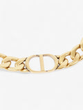 Christian Dior 30 Montaigne Choker Gold Base Metal 30cm