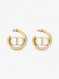 Christian Dior 30 Montaigne Earrings Gold Base Metal