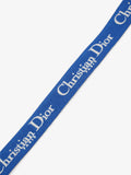 Christian Dior Strap Blue / White Cotton